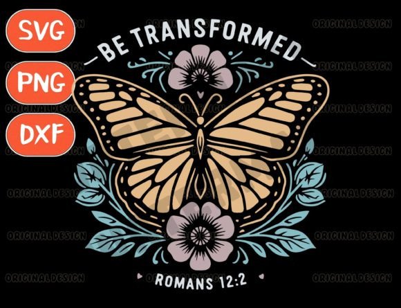 Be Transformed SVG: Graphics for T-Shirt Designs