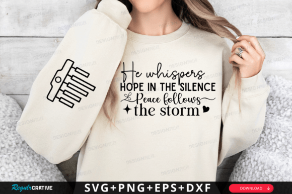 He Whispers Hope SVG: Graphics for T-Shirt Designs
