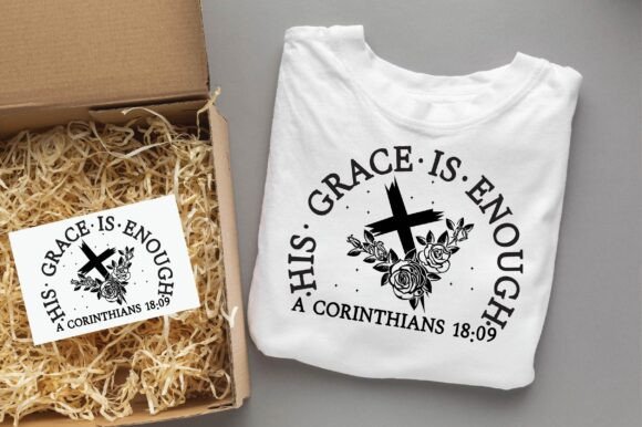 HIS. GRACE. is. ENOUGH Graphics for T-Shirt Designs