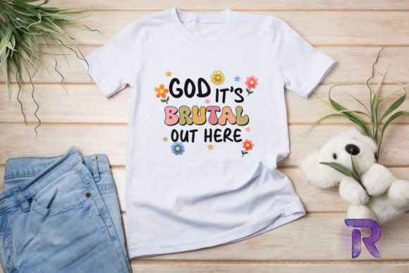 Reviewing God It s Brutal out Here Christian PNG for Embroidery