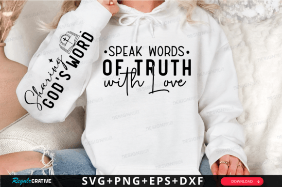 Speak Words of Truth: Religious SVG Graphics for T-Shirt Designs