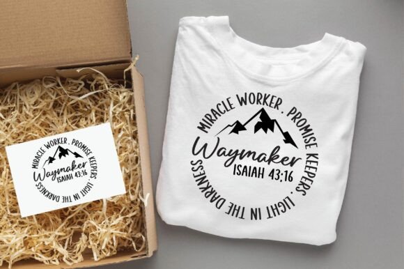 WAYMAKER MIRACLE WORKER Christian Svg Graphics Freebies